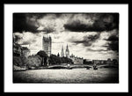Load image into Gallery viewer, Moody Big Ben London  - Framed Print
