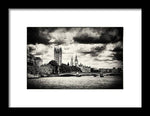 Load image into Gallery viewer, Moody Big Ben London  - Framed Print
