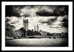 Load image into Gallery viewer, Moody Big Ben London  - Framed Print
