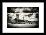Load image into Gallery viewer, Moody Big Ben London  - Framed Print
