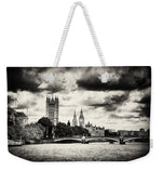 Load image into Gallery viewer, Moody Big Ben London  - Weekender Tote Bag

