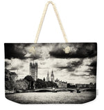 Load image into Gallery viewer, Moody Big Ben London  - Weekender Tote Bag

