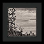 Load image into Gallery viewer, Olympic Stadium and The City of London - Framed Print

