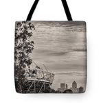 Load image into Gallery viewer, Olympic Stadium and The City of London - Tote Bag
