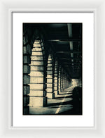Load image into Gallery viewer, Parisian Rail Arches - Framed Print
