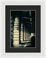 Load image into Gallery viewer, Parisian Rail Arches - Framed Print
