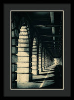 Load image into Gallery viewer, Parisian Rail Arches - Framed Print
