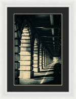 Load image into Gallery viewer, Parisian Rail Arches - Framed Print
