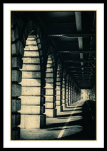 Load image into Gallery viewer, Parisian Rail Arches - Framed Print
