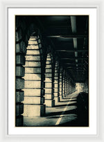 Load image into Gallery viewer, Parisian Rail Arches - Framed Print
