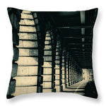 Load image into Gallery viewer, Parisian Rail Arches - Throw Pillow
