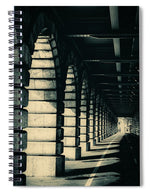 Load image into Gallery viewer, Parisian Rail Arches - Spiral Notebook
