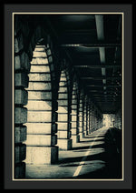 Load image into Gallery viewer, Parisian Rail Arches - Framed Print

