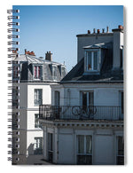 Load image into Gallery viewer, Parisian Rooftops in the Morning - Spiral Notebook
