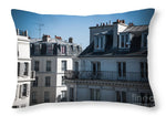 Load image into Gallery viewer, Parisian Rooftops in the Morning - Throw Pillow
