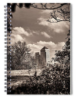 Load image into Gallery viewer, Peaking through the bushes - Spiral Notebook
