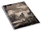 Load image into Gallery viewer, Peaking through the bushes - Spiral Notebook
