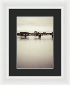 Portrait of a London Bridge - Framed Print