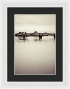 Portrait of a London Bridge - Framed Print