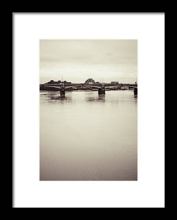 Portrait of a London Bridge - Framed Print