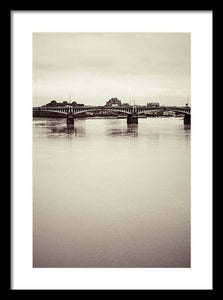 Portrait of a London Bridge - Framed Print