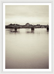 Portrait of a London Bridge - Framed Print