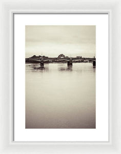 Portrait of a London Bridge - Framed Print