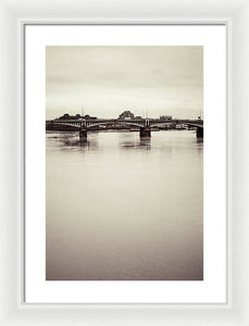 Portrait of a London Bridge - Framed Print