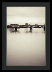 Portrait of a London Bridge - Framed Print