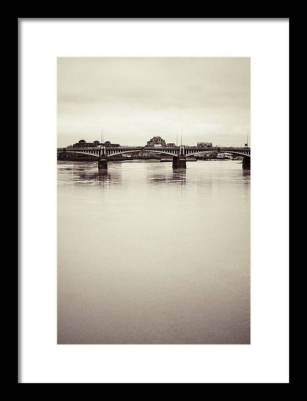 Portrait of a London Bridge - Framed Print