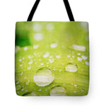 Load image into Gallery viewer, Raindrops on Leaf - Tote Bag
