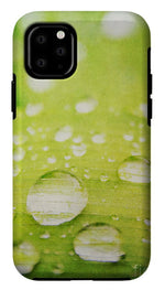 Load image into Gallery viewer, Raindrops on Leaf - Phone Case
