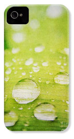 Load image into Gallery viewer, Raindrops on Leaf - Phone Case
