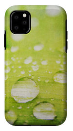 Load image into Gallery viewer, Raindrops on Leaf - Phone Case
