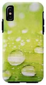 Load image into Gallery viewer, Raindrops on Leaf - Phone Case
