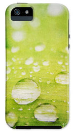 Load image into Gallery viewer, Raindrops on Leaf - Phone Case

