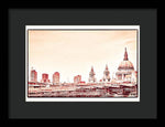 Load image into Gallery viewer, Red St Pauls - Framed Print
