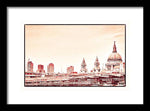 Load image into Gallery viewer, Red St Pauls - Framed Print
