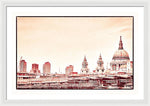 Load image into Gallery viewer, Red St Pauls - Framed Print
