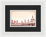 Load image into Gallery viewer, Red St Pauls - Framed Print
