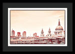 Load image into Gallery viewer, Red St Pauls - Framed Print

