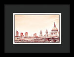 Load image into Gallery viewer, Red St Pauls - Framed Print

