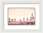 Load image into Gallery viewer, Red St Pauls - Framed Print

