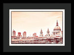 Load image into Gallery viewer, Red St Pauls - Framed Print
