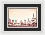 Load image into Gallery viewer, Red St Pauls - Framed Print

