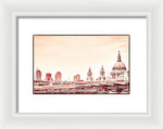 Load image into Gallery viewer, Red St Pauls - Framed Print
