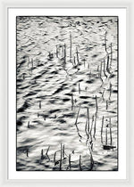 Load image into Gallery viewer, Reeds in Ripples - Framed Print
