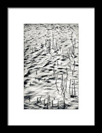 Load image into Gallery viewer, Reeds in Ripples - Framed Print
