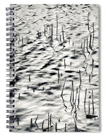 Load image into Gallery viewer, Reeds in Ripples - Spiral Notebook
