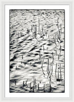 Load image into Gallery viewer, Reeds in Ripples - Framed Print
